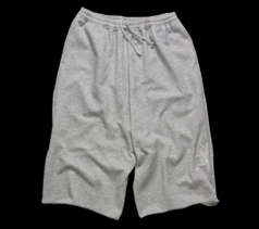 ［LADIES］通気コントロール八分丈スウェットパンツ/グレー