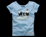 CITYプリントタイトTシャツ