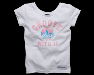 アースプリントタイトTシャツ