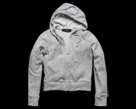 通気コントロール薄手ショートZIPパーカー