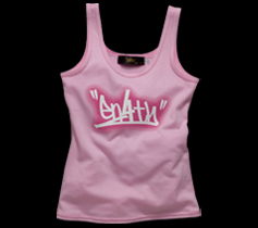 ［LADIES］ネオンロゴプリントタンクトップ/ピンク