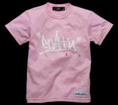 ［LADIES］タギングロゴプリント・チビTシャツ/ピンク