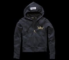 ［LADIES］通気コントロール薄手ショートZIPパーカー/ブラック